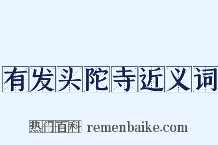 有发头陀寺近义词是什么意思的图片